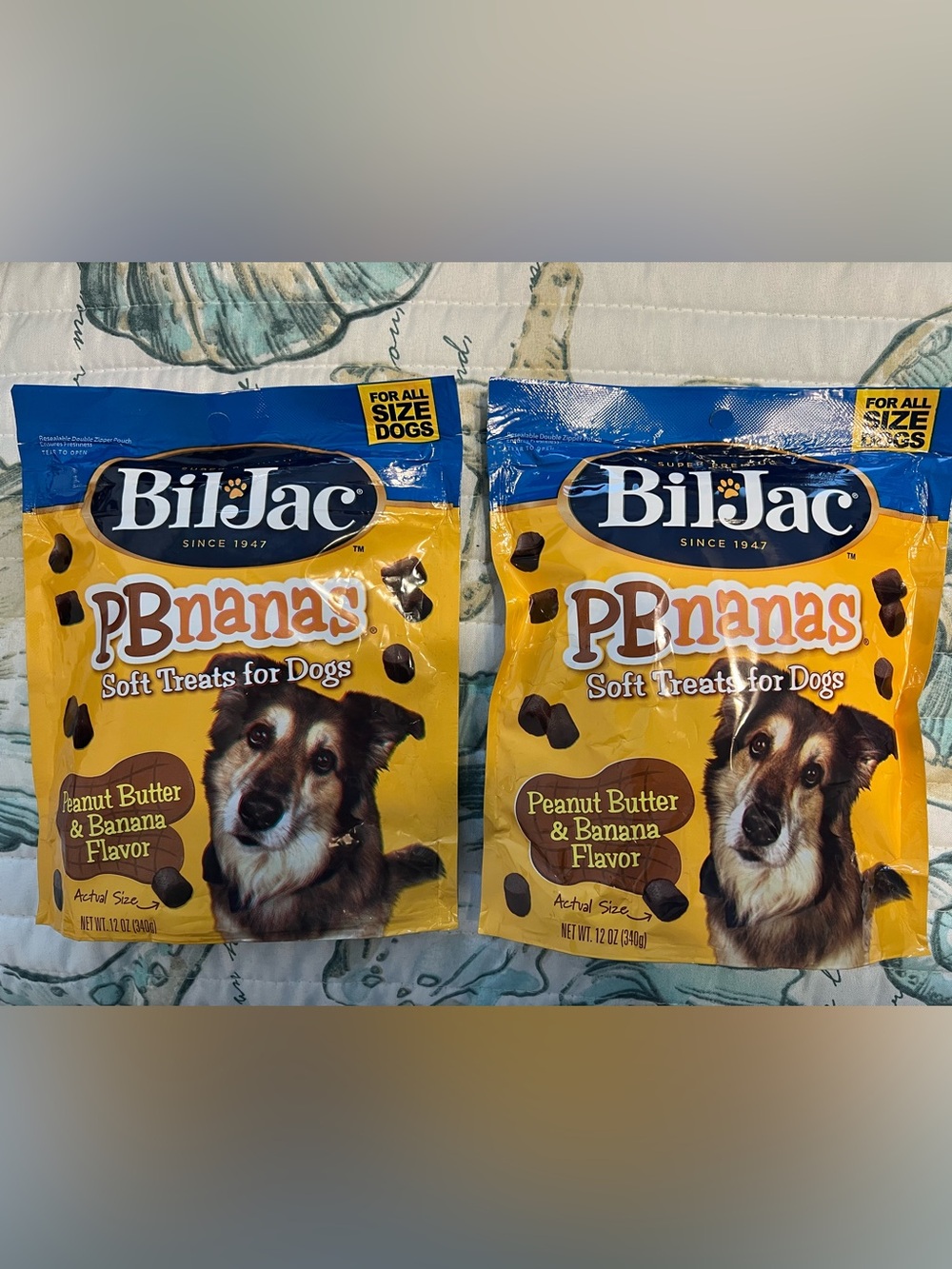 BilJac PBnanas Peanut Butter & Banana Soft Dog Treats